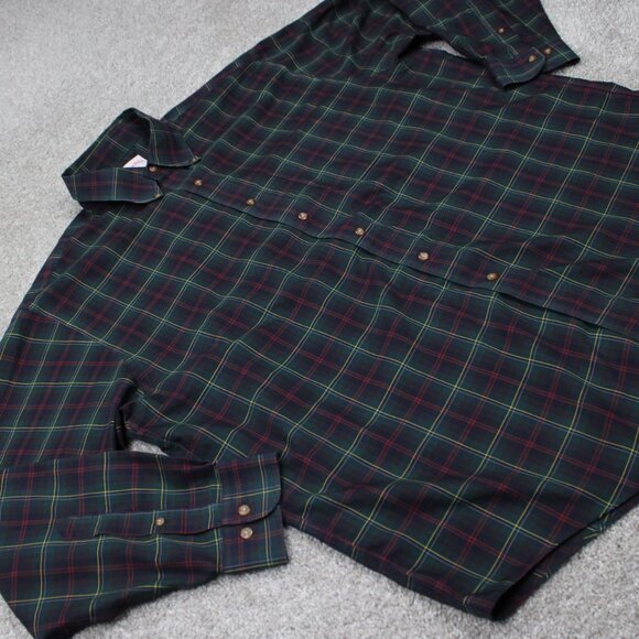 Brooks Brothers 346 Shirt Mens XL Blue/Green/Yellow/Red Non-Iron 100% Cotton L/S - Picture 7 of 13